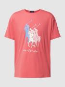 Polo Ralph Lauren T-Shirt mit Motiv-Print in Hellrot, Größe S