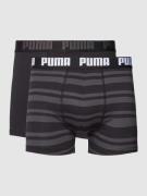 Puma Trunks mit Teilungsnähten Modell 'HERITAGE' im 2er-Pack in Black,...