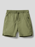 Quiksilver Shorts mit Label-Details Modell 'TAXER' in Oliv, Größe 176