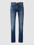 Replay Straight Fit Jeans im 5-Pocket-Design Modell 'Grover' in Jeansb...