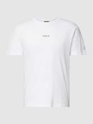 Replay T-Shirt mit Label-Print in Weiss, Größe M