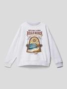 Rip Curl Sweatshirt mit Label- und Motiv-Print Modell 'BELLS' in Hellg...