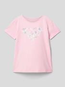 Roxy T-Shirt mit Motiv-Print Modell 'DAY AND NIGHT' in Rosa, Größe 140