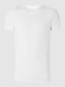 Sloggi Slim Fit T-Shirt mit Stretch-Anteil in Weiss, Größe XL