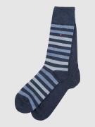 Tommy Hilfiger Socken mit Label-Detail im 2er-Pack Modell 'DUO STRIPE ...