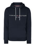 Tommy Hilfiger Hoodie mit Logo-Stickerei in Marine, Größe S