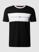 Tommy Hilfiger T-Shirt mit Label-Print in Black, Größe M