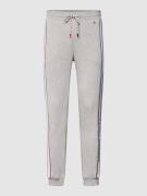 Tommy Hilfiger Sweatpants mit Kontraststreifen Modell 'PANT' in Hellgr...