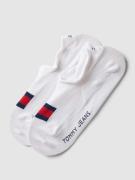 Tommy Hilfiger Füßlinge mit Logo-Print im 2er-Pack in Weiss, Größe 39/...