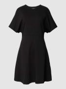 Tommy Hilfiger Knielanges Kleid in unifarbenem Design in Black, Größe ...