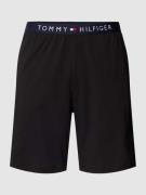 Tommy Hilfiger Sweatshorts aus Baumwolle in Black, Größe S