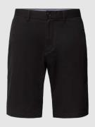 Tommy Hilfiger Shorts in unifarbenem Design in Black, Größe 30
