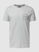 Tommy Hilfiger Slim Fit T-Shirt mit Rundhalsausschnitt in Silber Melan...