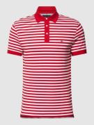 Tommy Hilfiger Slim Fit Poloshirt Modell '1985' in Rot, Größe S