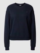 Tommy Hilfiger Sweatshirt mit Logo-Stitching in Marine, Größe S