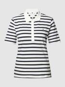 Tommy Hilfiger Poloshirt mit Streifenmuster in Offwhite, Größe S