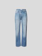 Victoria Beckham Straight Fit Jeans aus Baumwolle in Hellblau, Größe 2...