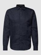 ARMANI EXCHANGE Freizeithemd mit fein strukturiertem Label-Muster Mode...