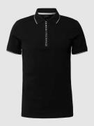 ARMANI EXCHANGE Poloshirt mit Label-Details in Black, Größe S
