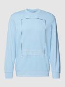 ARMANI EXCHANGE Sweatshirt mit Label-Print in Sky, Größe S