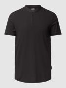 ARMANI EXCHANGE T-Shirt mit Stehkragen in Black, Größe M