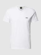 BOSS Green T-Shirt mit Logo-Print Modell 'Tee' in Weiss, Größe XXL