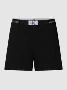 Calvin Klein Underwear Shorts mit Label-Details in Black, Größe XS