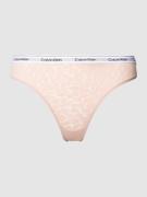 Calvin Klein Underwear String mit Animal-Print in Rose, Größe XS