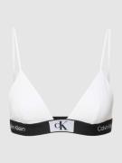 Calvin Klein Underwear Bralette mit elastischem Logo-Bund in Weiss, Gr...