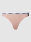 Calvin Klein Underwear String in unifarbenem Design in Altrosa, Größe ...