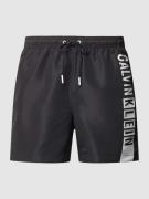 Calvin Klein Underwear Badehose mit Label-Print in Black, Größe L