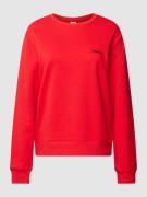 Calvin Klein Underwear Sweatshirt mit Label-Stitching in Rot, Größe XL