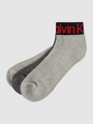CK Calvin Klein Quarter-Socken im 3er-Pack in Rot, Größe 40/46