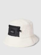CK Calvin Klein Bucket Hat mit Label-Patch in Offwhite, Größe One Size