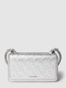 CK Calvin Klein Handtasche mit Logo-Muster in Silber, Größe One Size