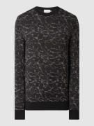 CK Calvin Klein Pullover aus Baumwoll-Seide-Mix in Black, Größe M