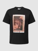 CK Calvin Klein T-Shirt mit Label-Print Modell 'PHOTO' in Black, Größe...