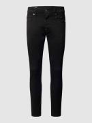 G-Star Raw Skinny Fit Jeans mit Label-Patch in Black, Größe 36/34