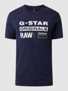 G-Star Raw T-Shirt mit Logo in Dunkelblau, Größe S
