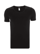 Hanro T-Shirt mit Rundhalsausschnitt in Black, Größe S