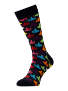 Happy Socks Socken mit Allover-Muster in Dunkelblau, Größe 36/40
