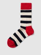 Happy Socks Socken mit Streifenmuster in Marine, Größe 36/40