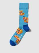Happy Socks Socken mit Statement-Print Modell 'Number One Dad' in Dunk...