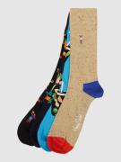 Happy Socks Socken mit Stretch-Anteil im 4er-Pack in Hellblau, Größe 3...
