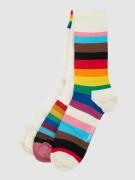 Happy Socks Socken mit Stretch-Anteil im 3er-Pack in Weiss, Größe 36/4...