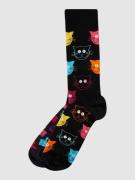 Happy Socks Socken mit Allover-Muster im 2er-Pack Modell 'Classic Cat'...