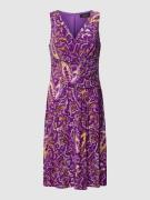 Lauren Ralph Lauren Knielanges Kleid in Wickel-Optik Modell 'AFARA' in...
