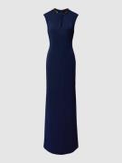 Lauren Ralph Lauren Abendkleid mit Schlüsselloch-Ausschnitt in Marine,...