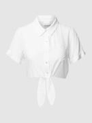 Mamalicious Umstands-Bluse mit Brusttasche in Offwhite, Größe XL