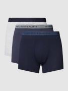 Scotch & Soda Trunks mit elastischem Logo-Bund im 3er-Pack in Hellgrau...